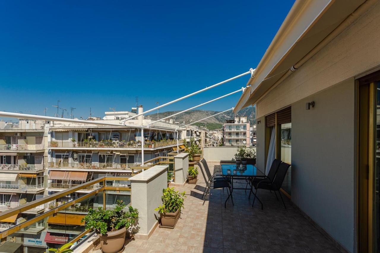 Cozy Seaside Penthouse With Sea & Mountain View. Apartment Volos Ngoại thất bức ảnh