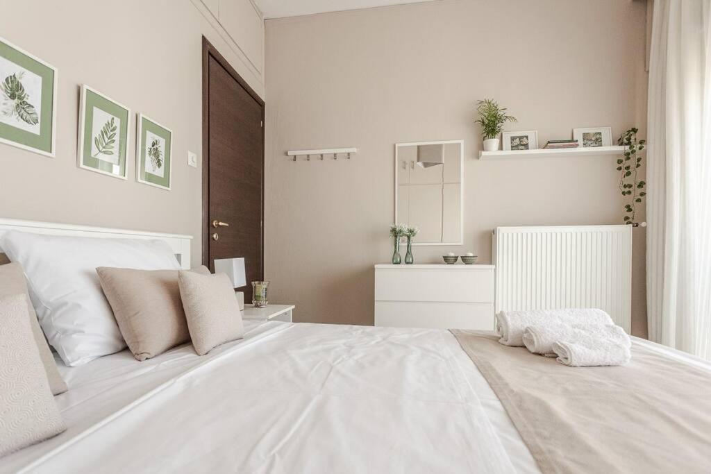 Cozy Seaside Penthouse With Sea & Mountain View. Apartment Volos Ngoại thất bức ảnh